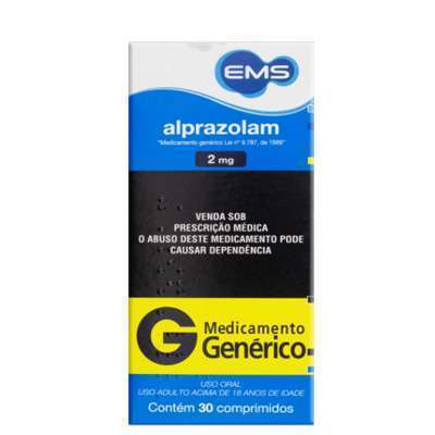 Alprazolam 2mg 30 comp EMS